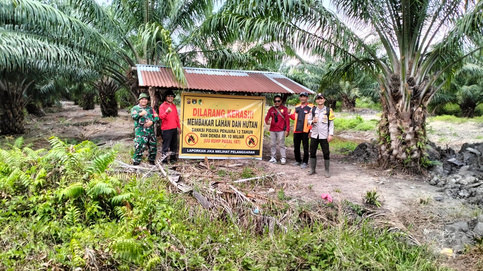 Kolaborasi Polri, TNI dan Masyarakat Jadi Garda Terdepan Cegah Karhutla di Kateman