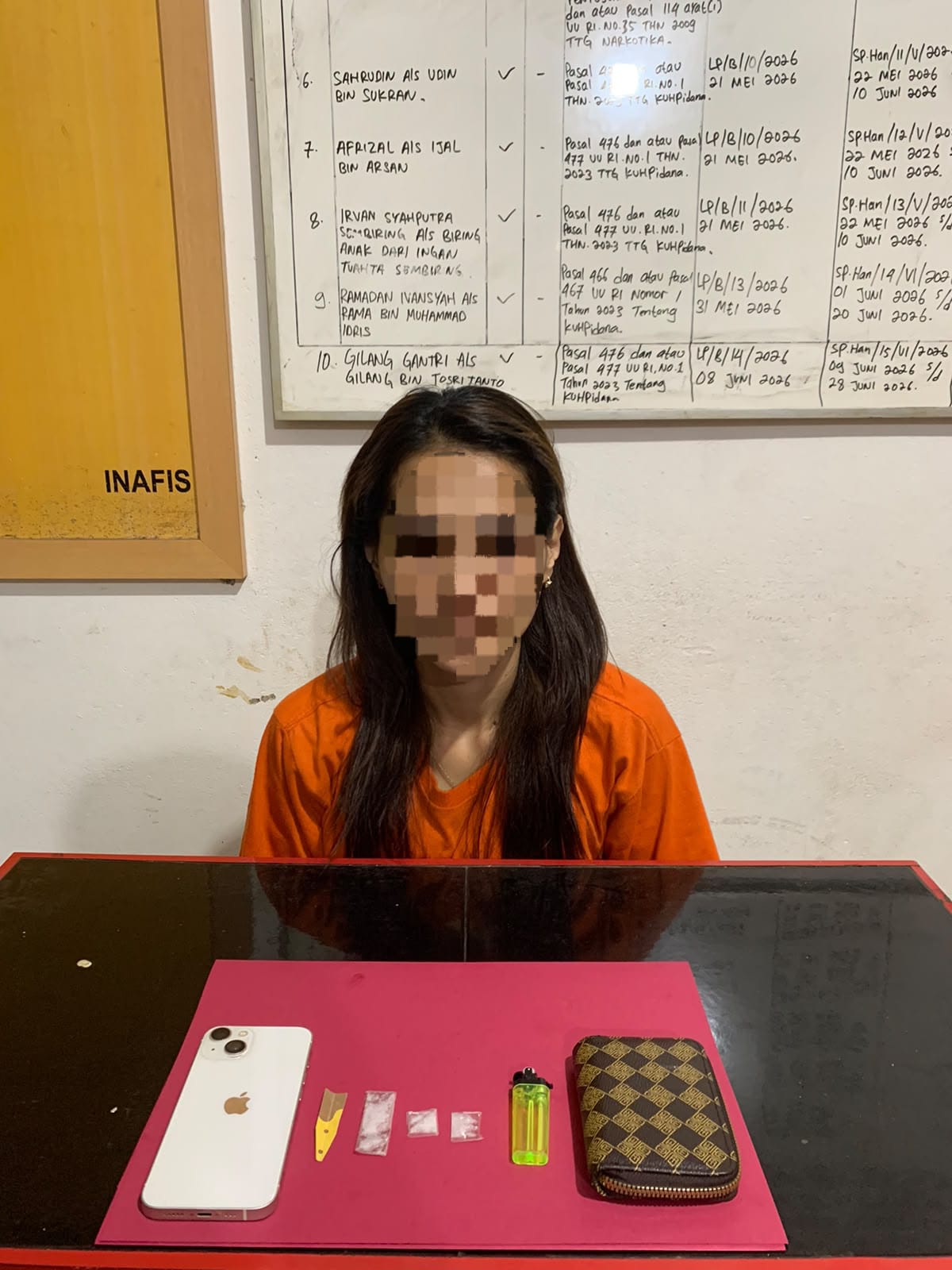 Respon cepat Polsek Kateman atas pengaduan masyarakat lewat *medsos facebook* tentang dugaan Penyalahgunaan Narkotika di Ruko Salon WN Kel. Tagaraja Kec. Kateman.