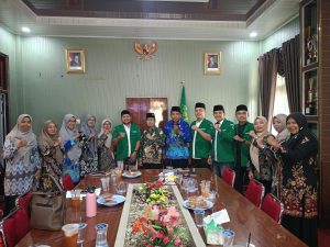 PC GP Ansor Inhil Audiensi ke Kemenag Inhil, Bahas Pelaksanaan OMI Tingkat Kabupaten