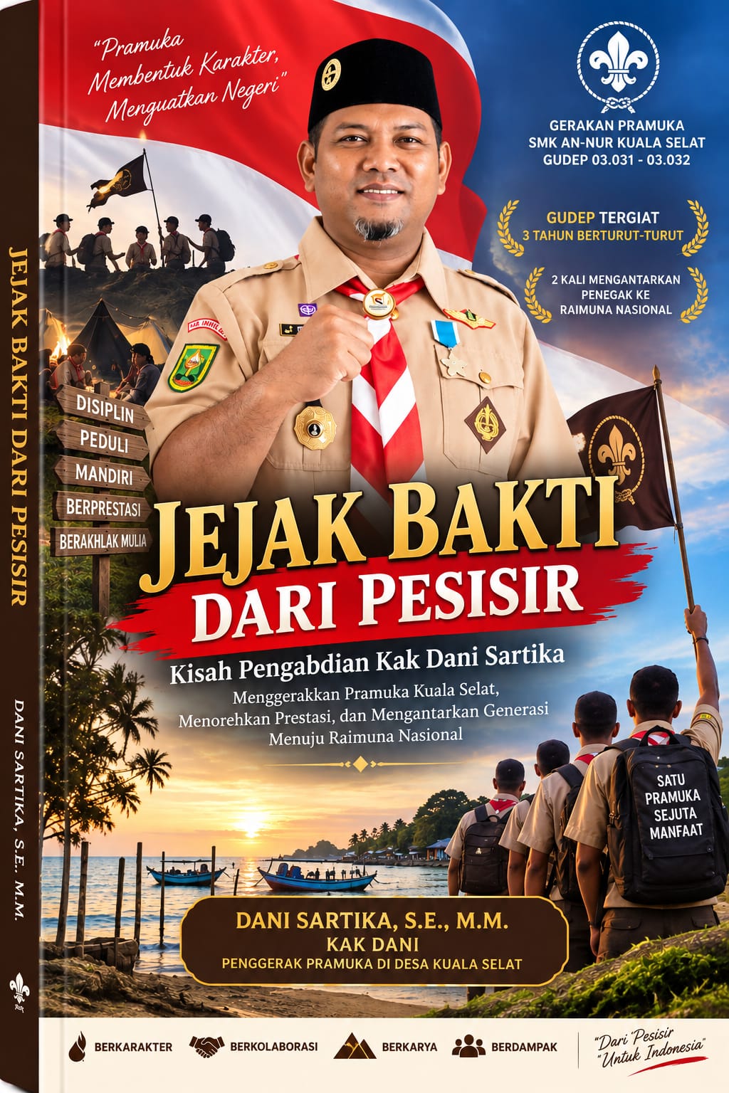 Dari Pesisir Kuala Selat, Kak Dani Sartika Antar Generasi Pramuka Menembus Raimuna Nasional