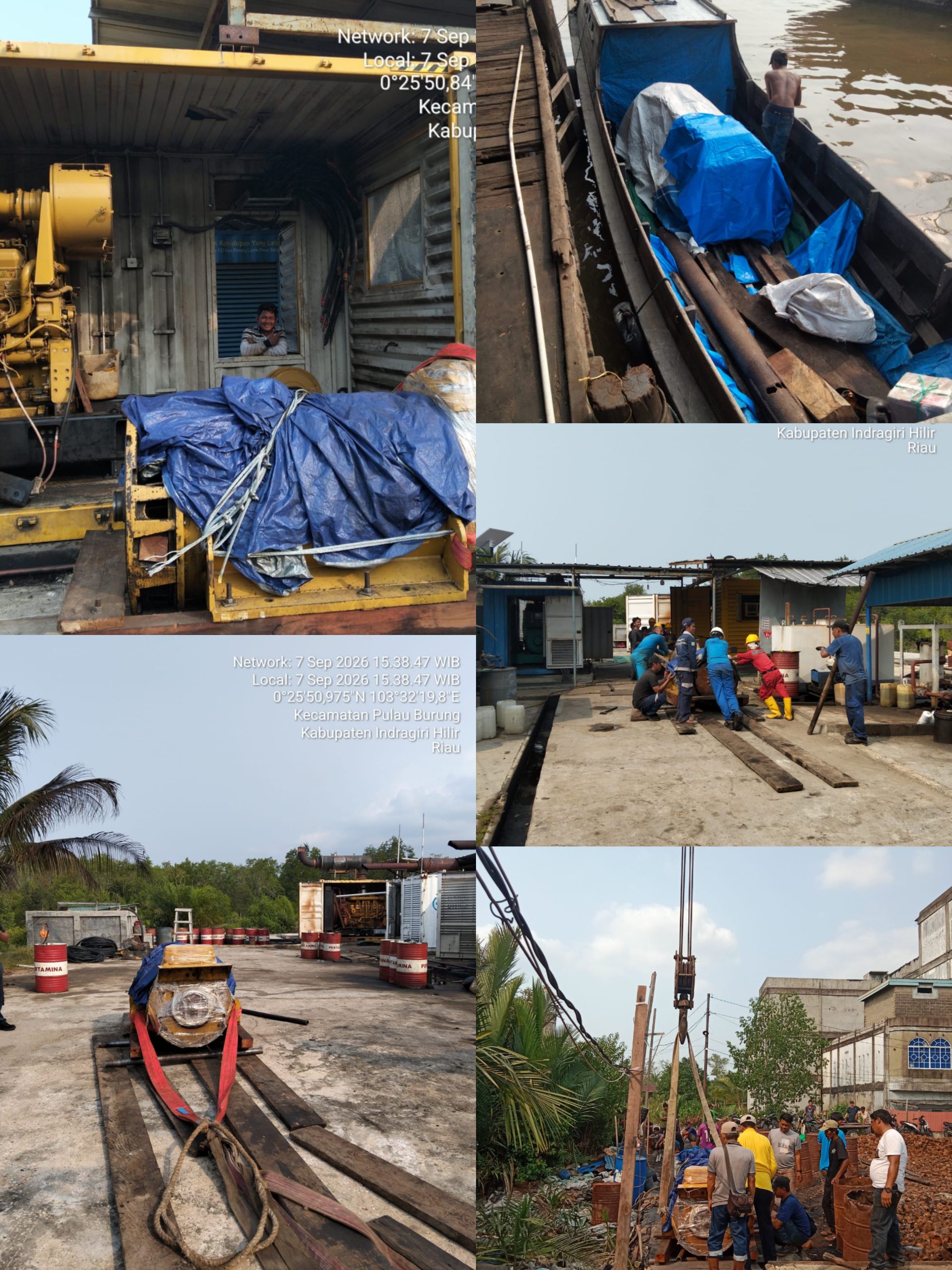 PLN Targetkan Pemulihan Listrik Pulau Burung, Mesin Caterpillar Diproyeksikan Kembali Beroperasi 10 September